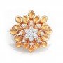 Elegant Axial Cocktaile Diamond Ring