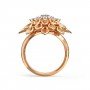 Elegant Axial Cocktaile Diamond Ring