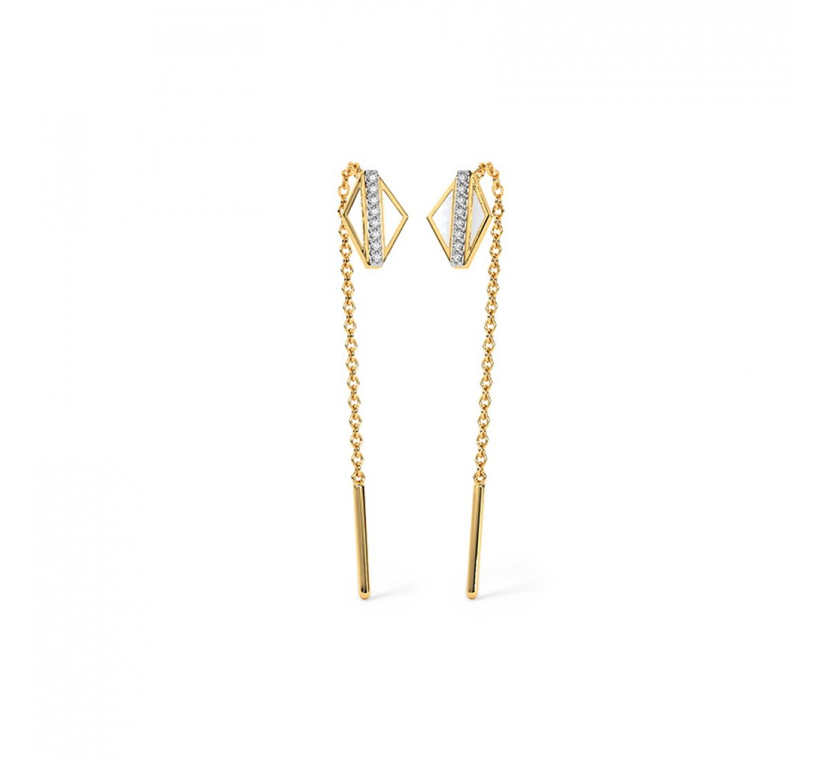 Remarkable Diamond Sui Dhaga Earrings