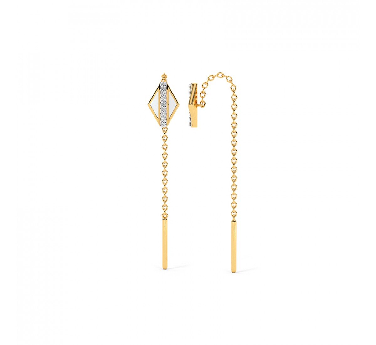 Remarkable Diamond Sui Dhaga Earrings