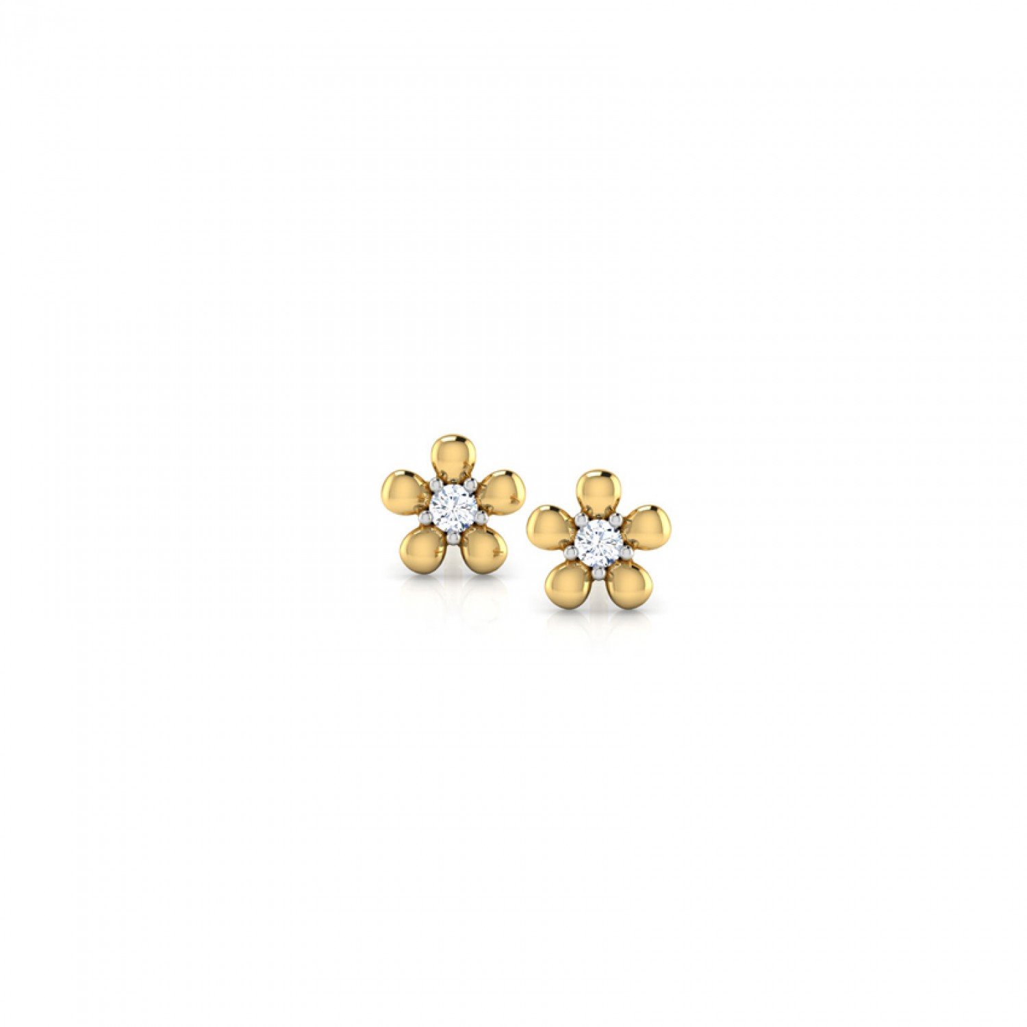 Swirly Diamond Stud Earrings Swirly Diamond Stud Earrings