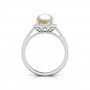 Notable Pearl Birthstone Diamond Ring