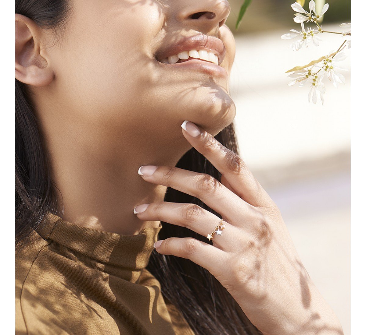 Rhea Gemstone Flexi Ring
