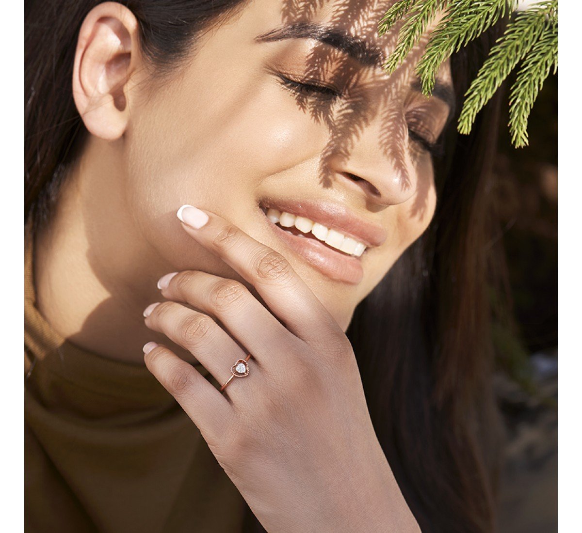 Kinjal Heart Diamond Ring