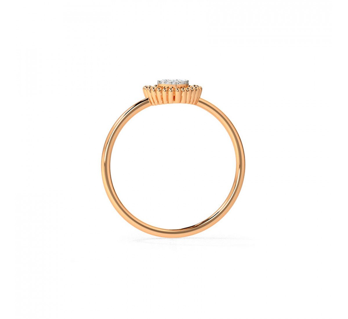 Kinjal Heart Diamond Ring