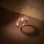 Swirly Ridge Gemstone Ring
