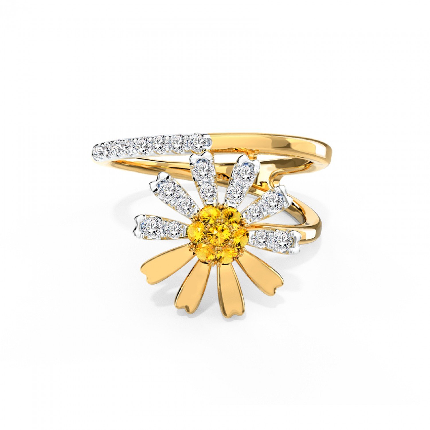 Nesrine Daisy Diamond Ring Nesrine Daisy Diamond Ring