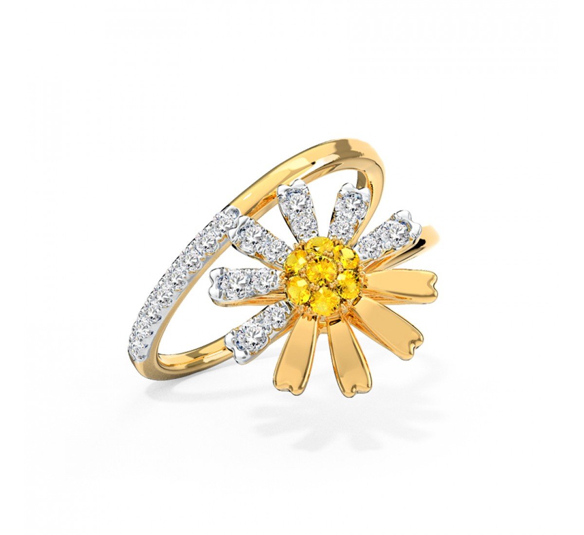 Nesrine Daisy Diamond Ring