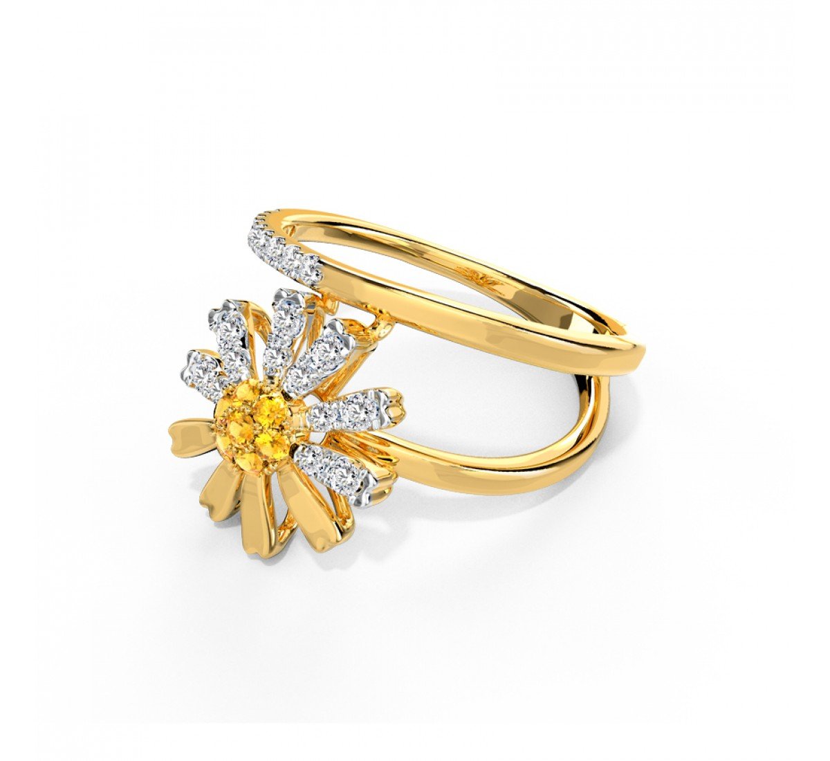 Nesrine Daisy Diamond Ring