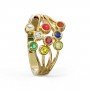 Oceanic Navratna Diamond Ring