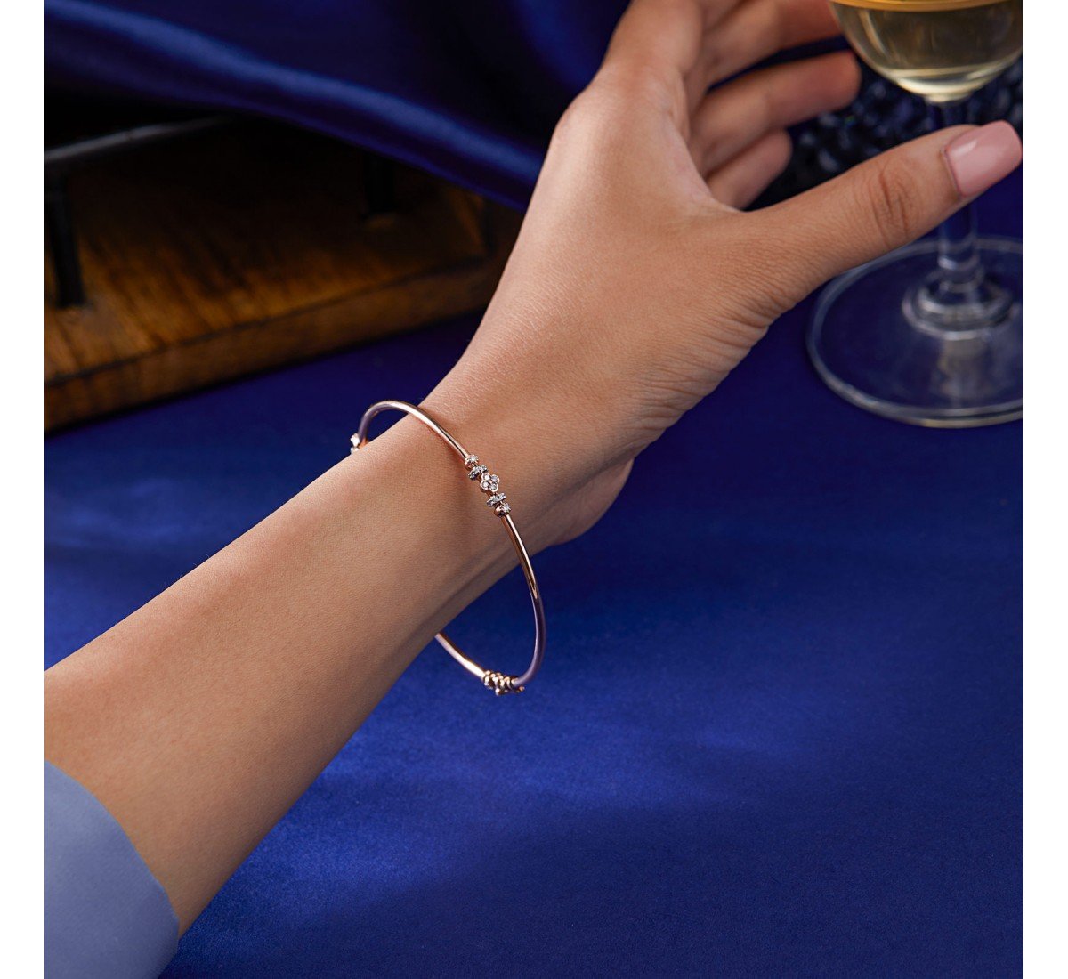 Fable Clover Diamond Bangle