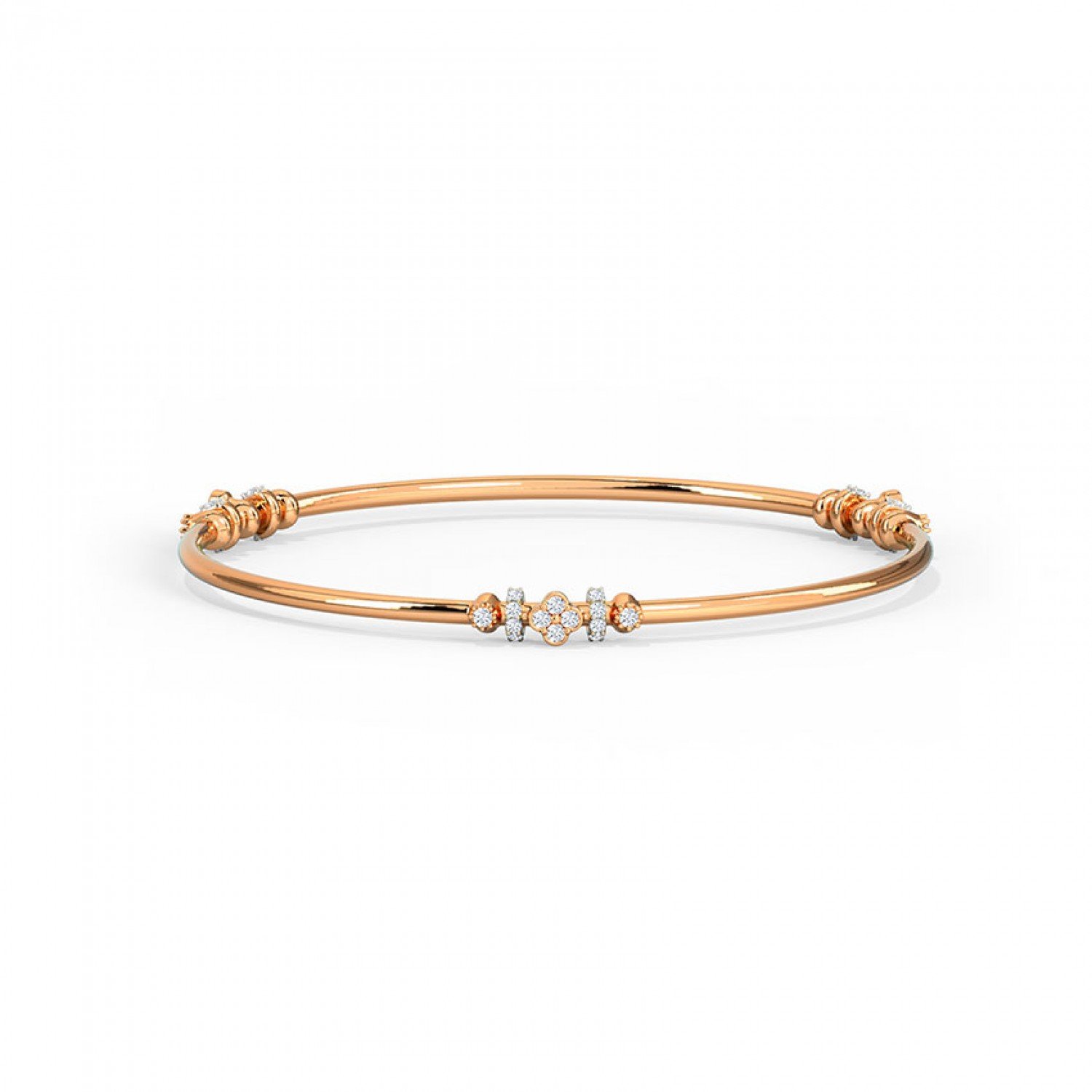 Fable Clover Diamond Bangle
