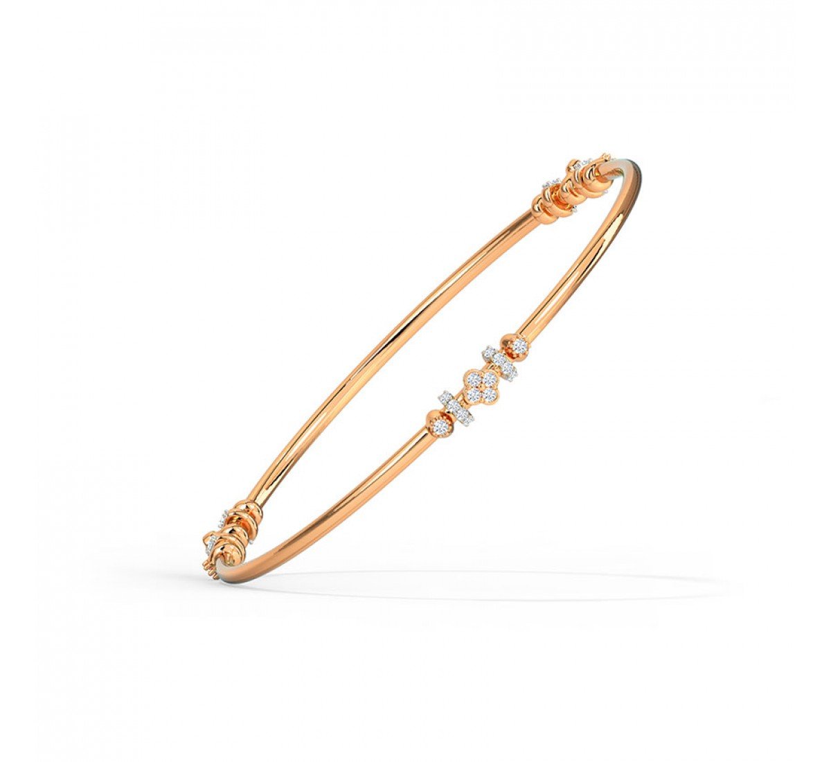 Fable Clover Diamond Bangle