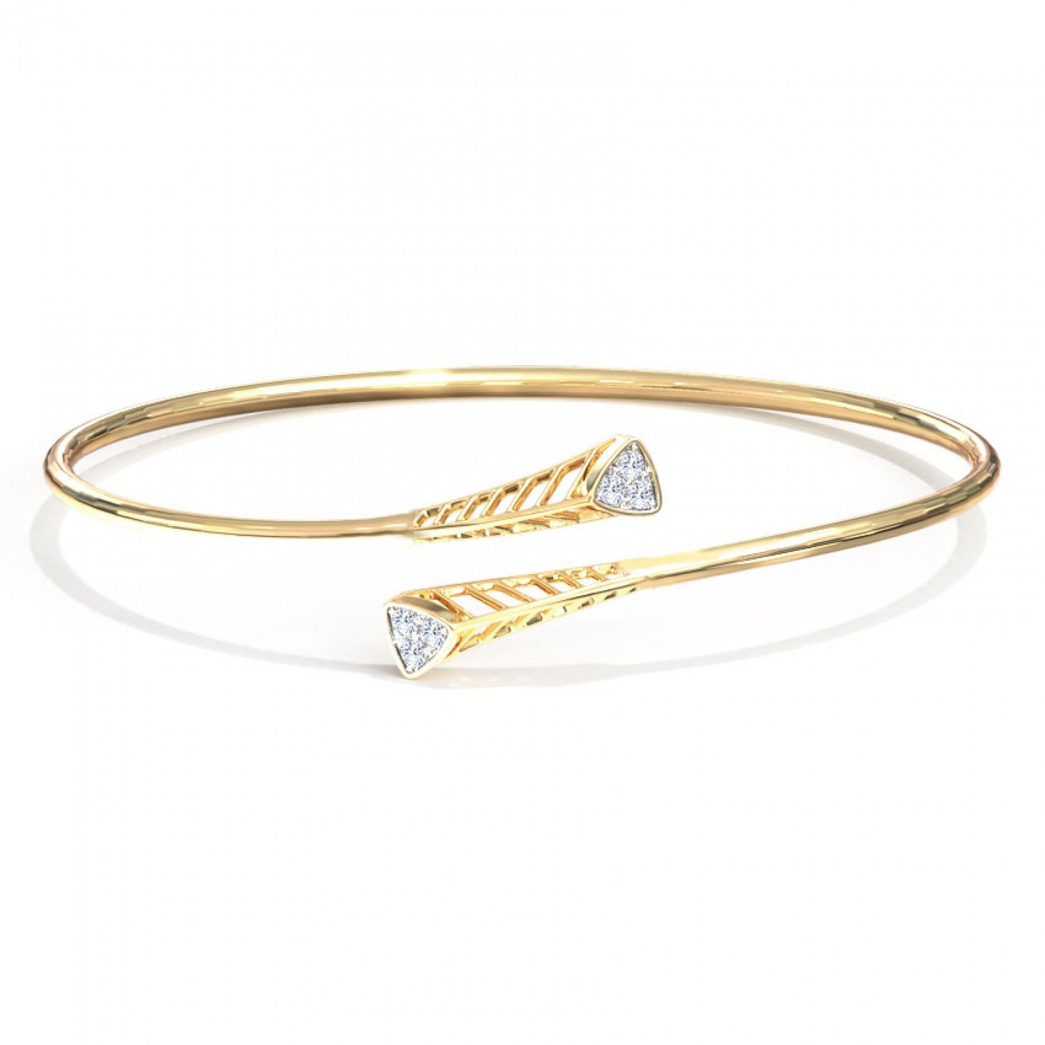 Cerulean Triad Diamond Bangle Cerulean Triad Diamond Bangle