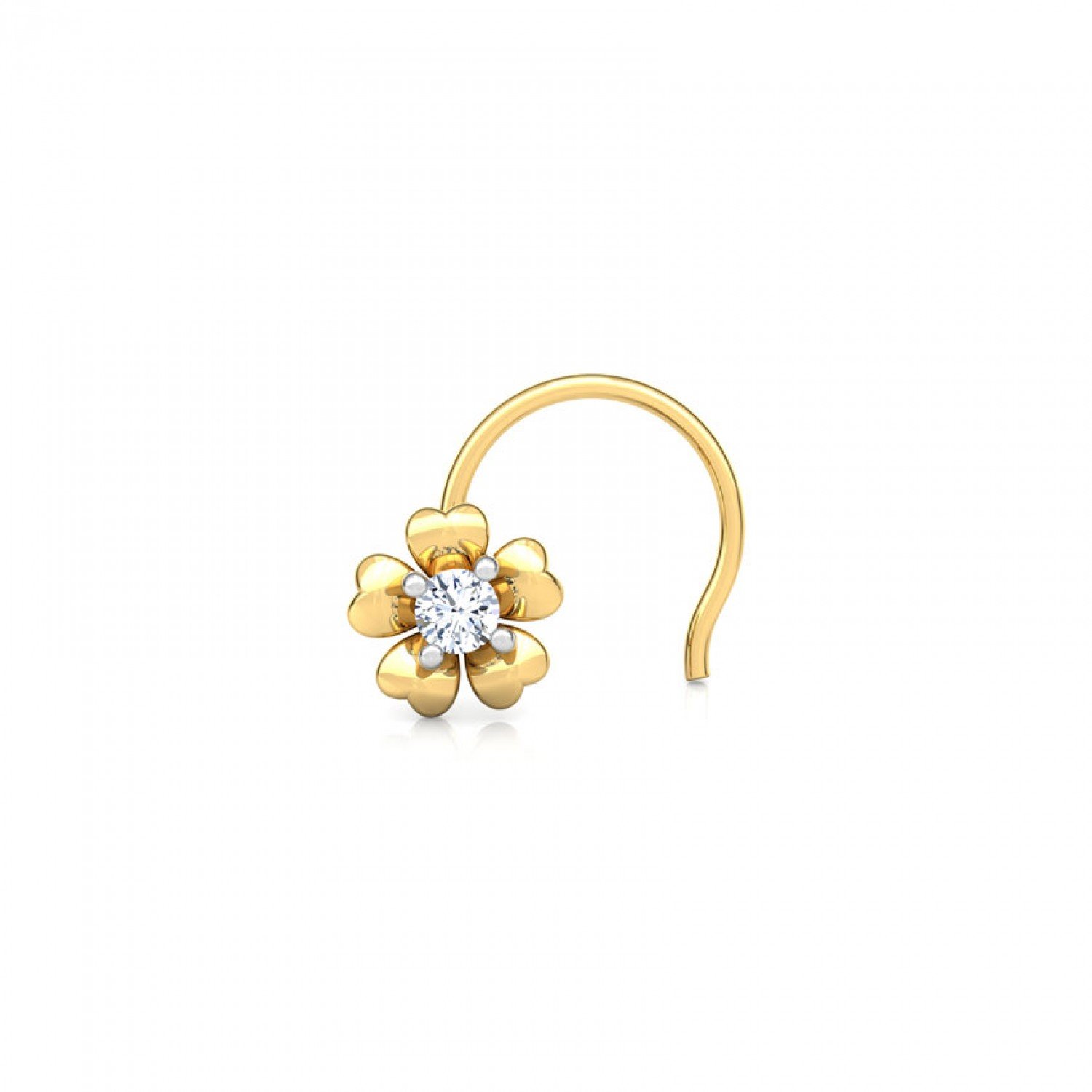Indulge Bloom Diamond Nose Pin