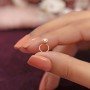 Epiphany Moon Diamond Nose Pin