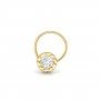 Epiphany Moon Diamond Nose Pin