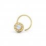 Epiphany Moon Diamond Nose Pin