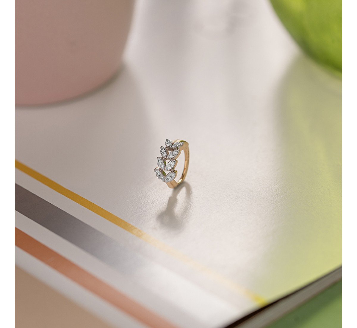 Jovial Diamond Nose Ring