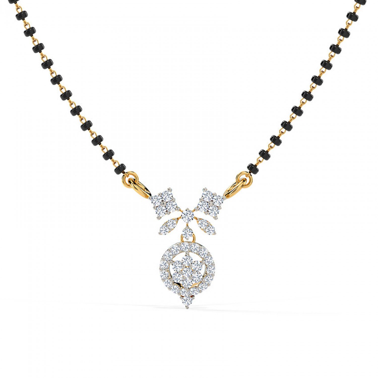 Flare Diamond Mangalsutra