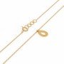 Volta Pear Gold Necklace