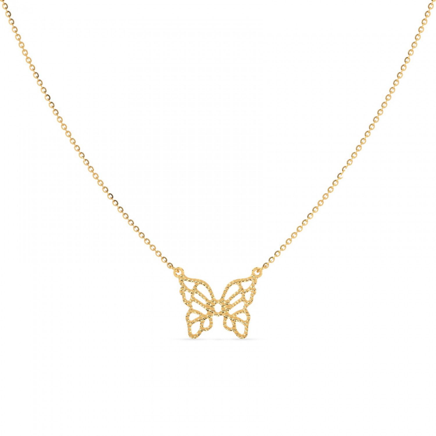 Virtue Butterfly Gold Necklace