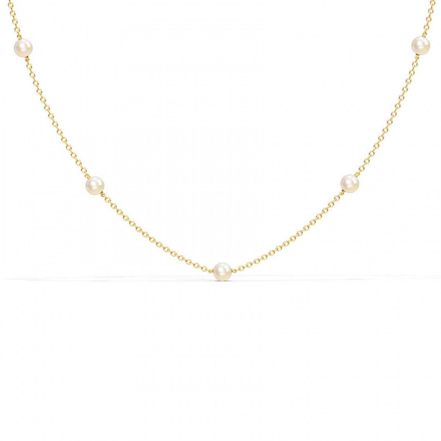 Trance Pearl Station Necklace