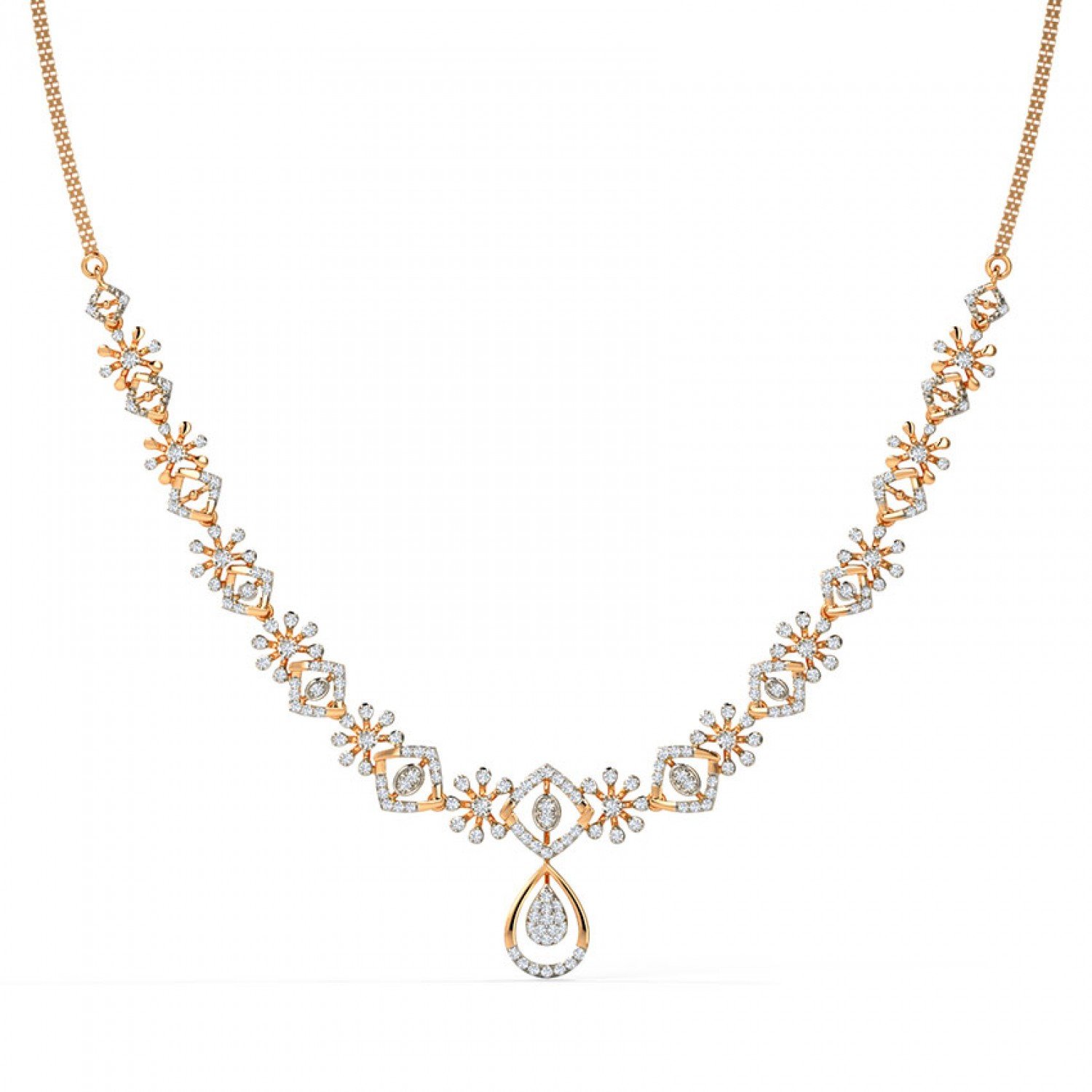 Garrulous Diamond Necklace