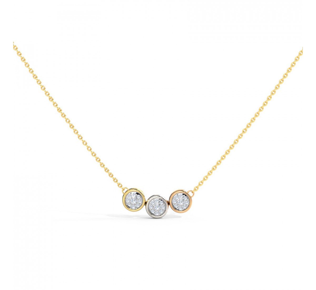 Trio Fecund Diamond Necklace