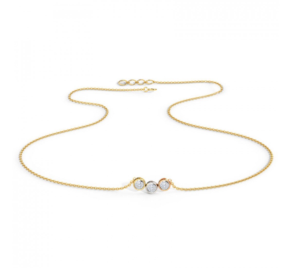 Trio Fecund Diamond Necklace