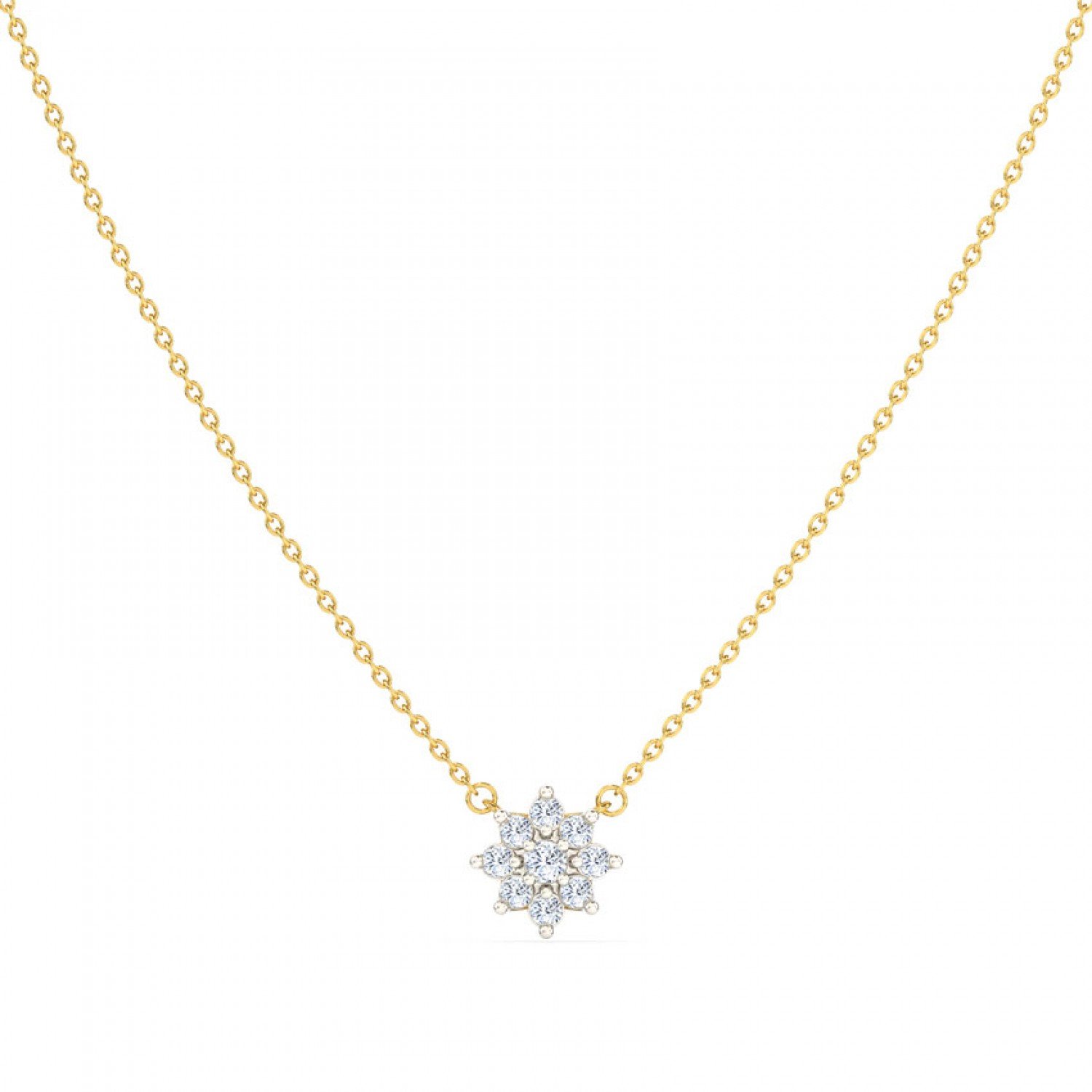 Pernicious Cluster Diamond Necklace
