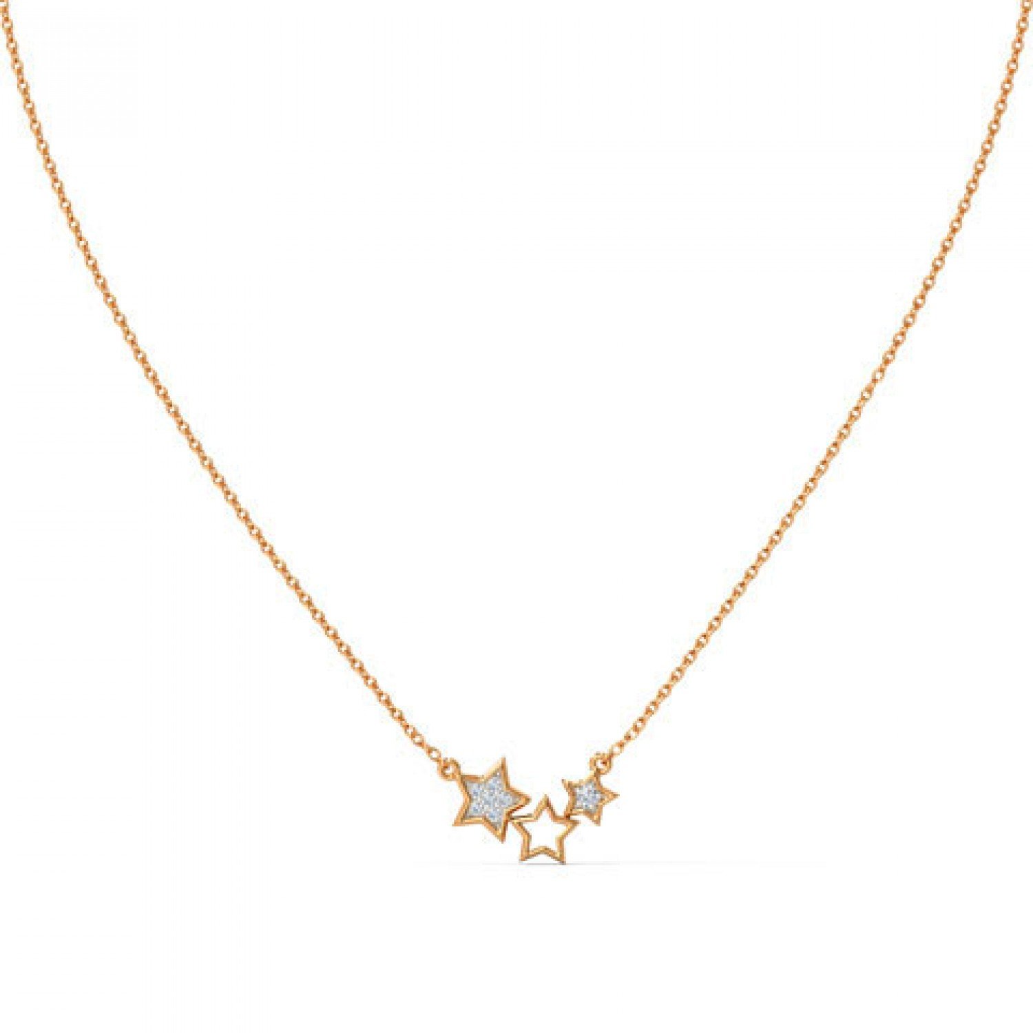 Lassitude Stars Diamond Necklace