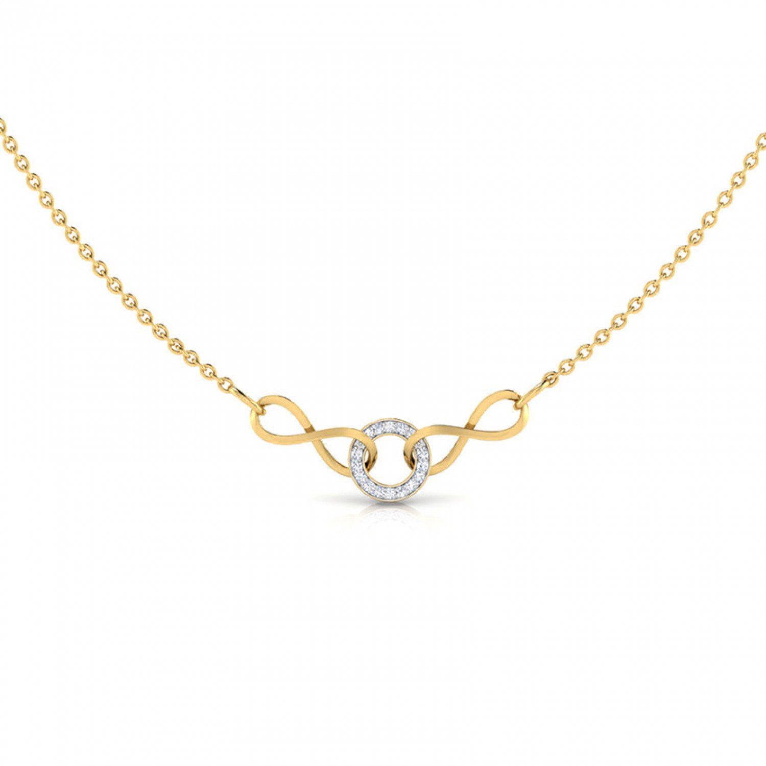 Lucent Love Infinity Diamond Necklace