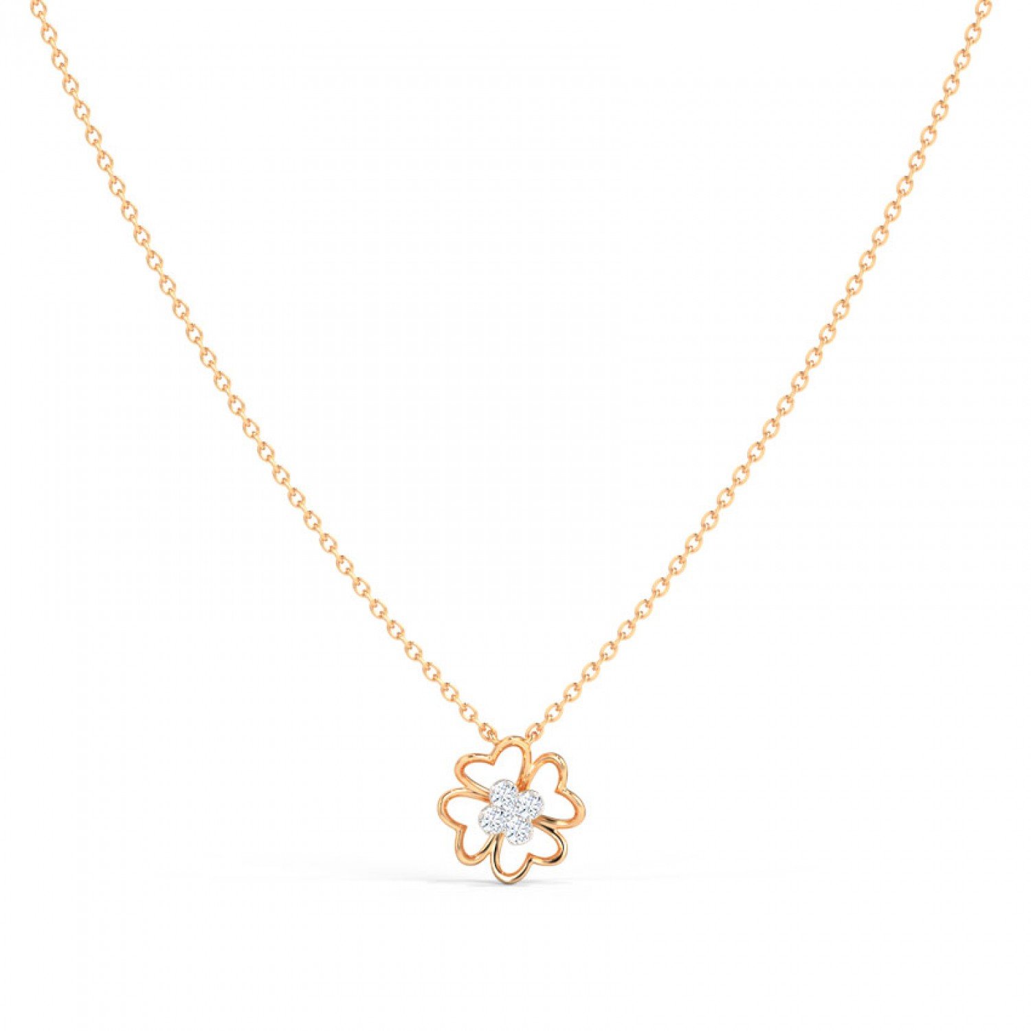 Arbor Clover Diamond Necklace