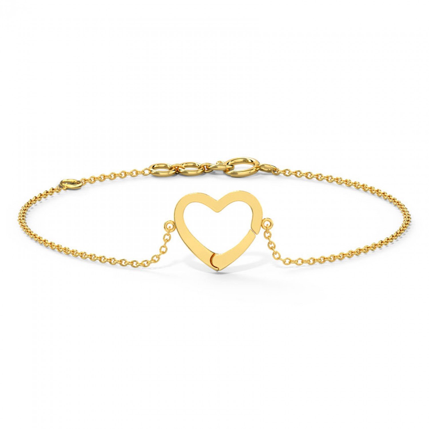 Quiver Charm Holder Gold Bracelet