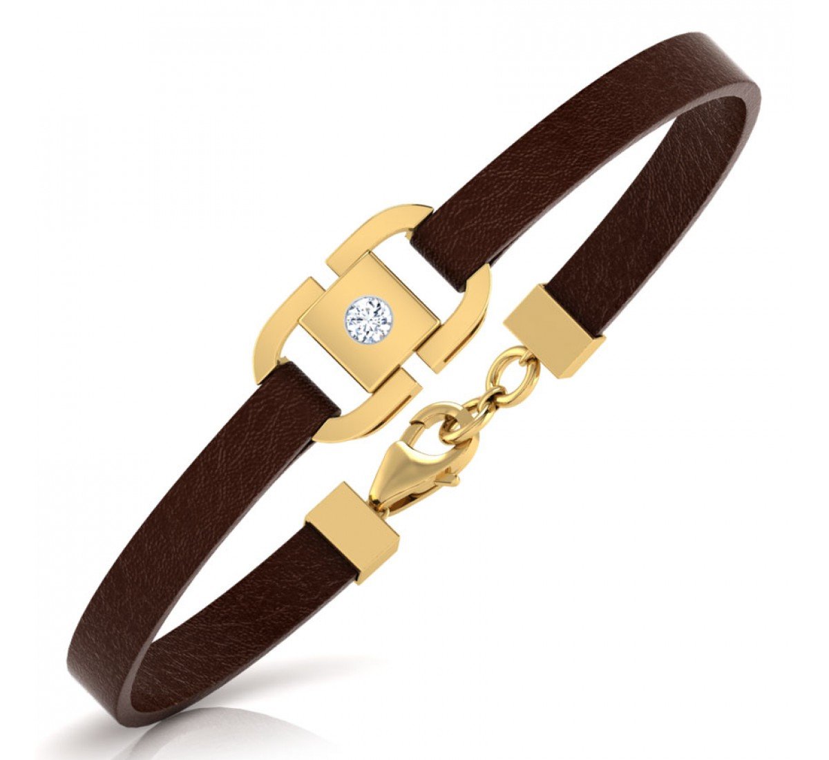 Amorphous Diamond Bracelet for Men