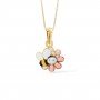 Gold Pendant for Busy Bees