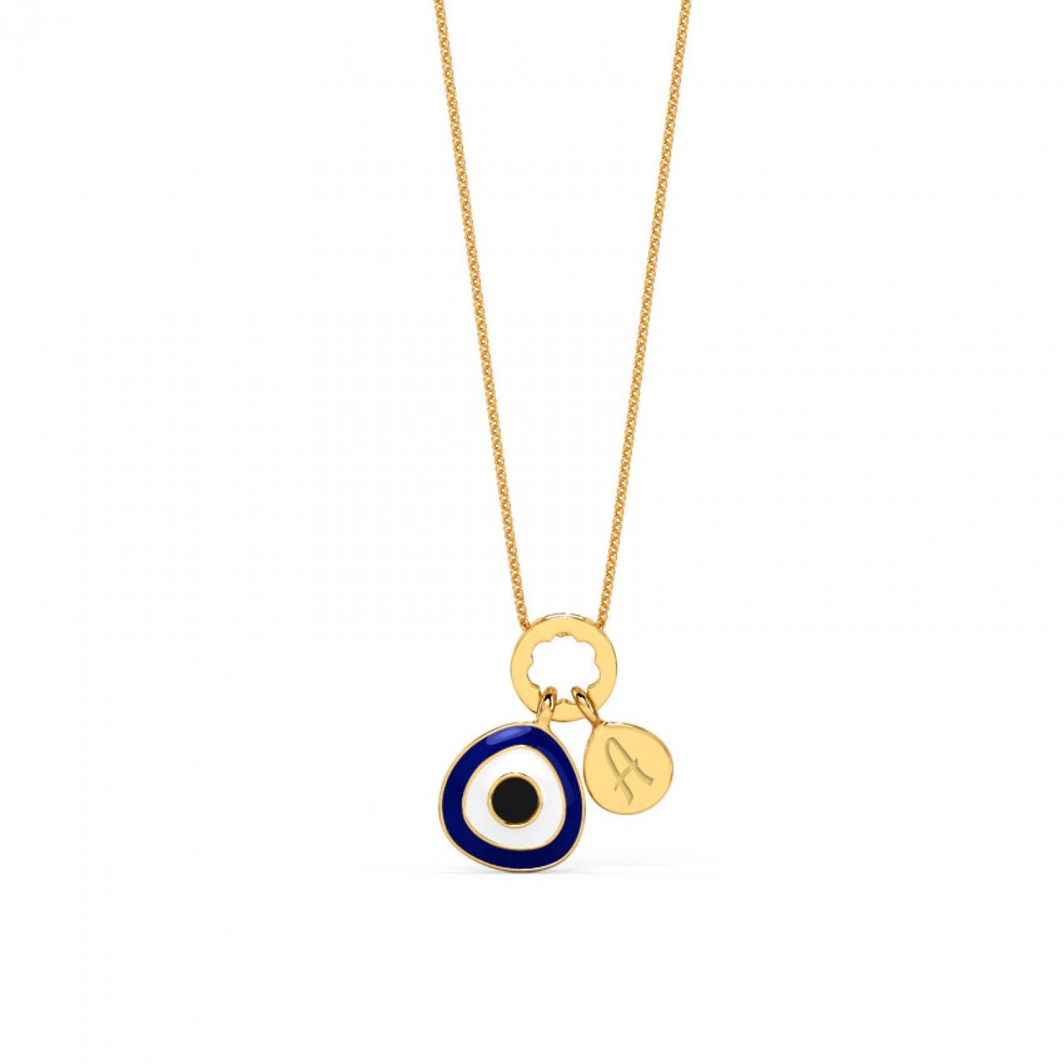 Vision Evil Eye Gold Pendant