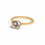 Protective Evil Eye Diamond Ring