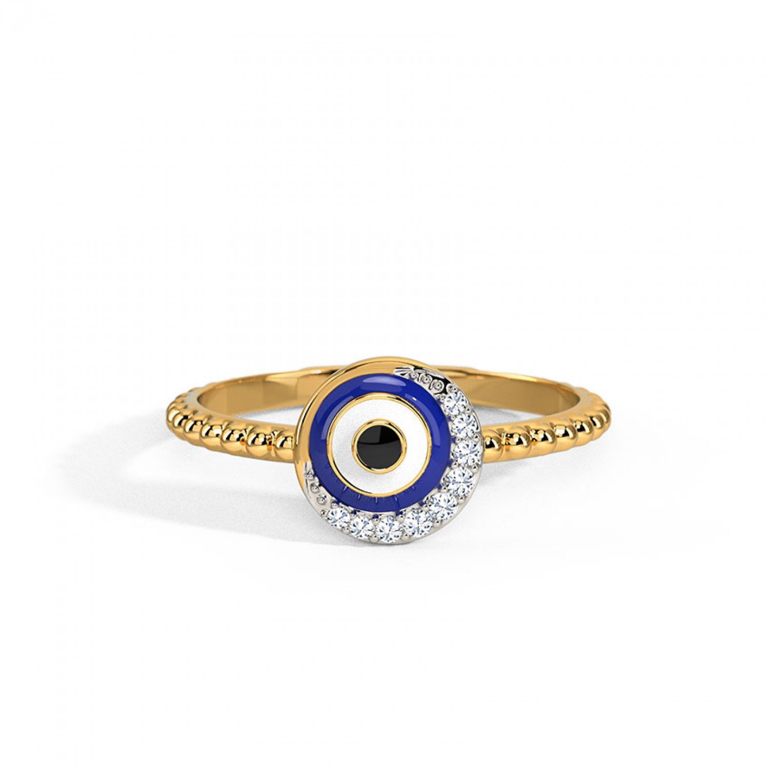 Amulet Evil Eye Diamond Ring Amulet Evil Eye Diamond Ring