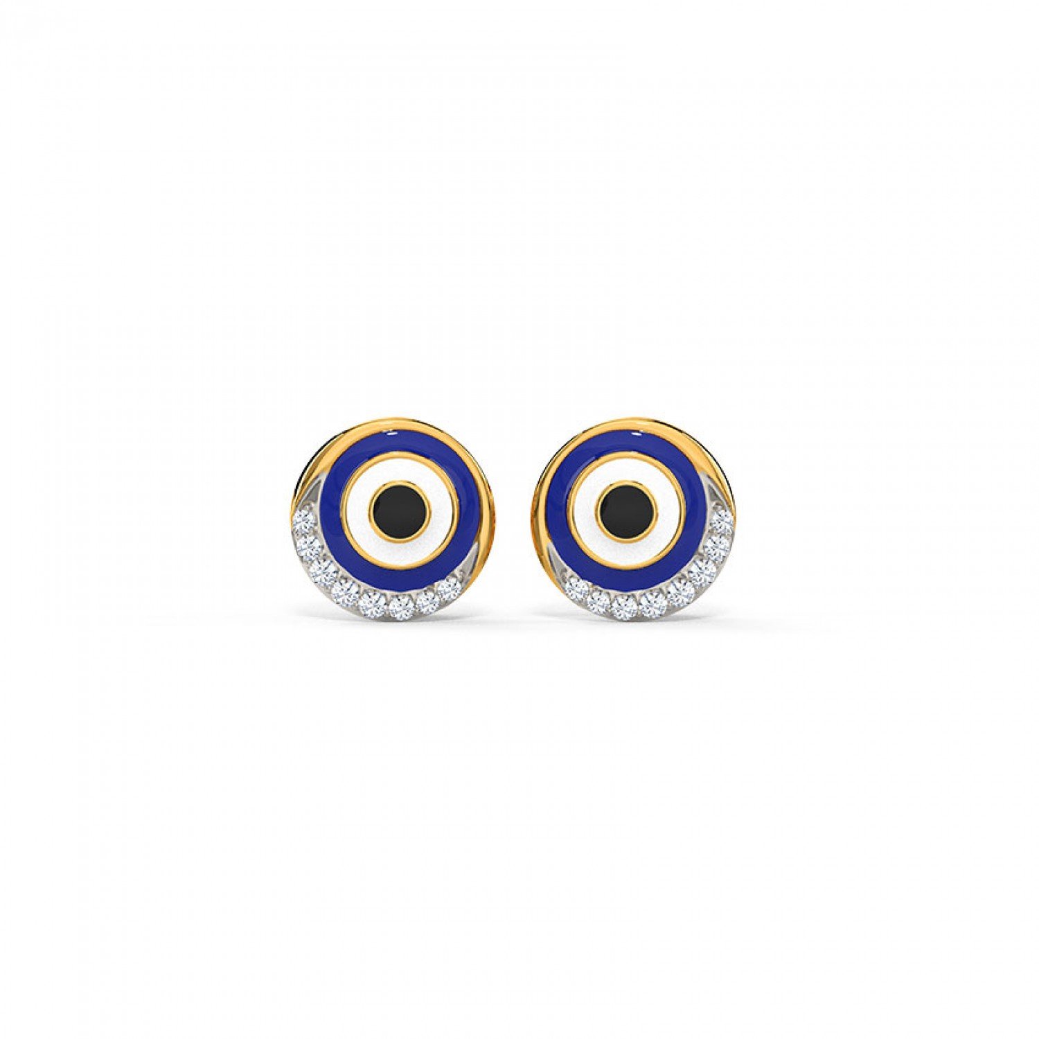 Rachel Evil Eye Diamond Stud Earrings Rachel Evil Eye Diamond Stud Earrings