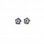 Guardian Evil Eye Gold Stud Earrings