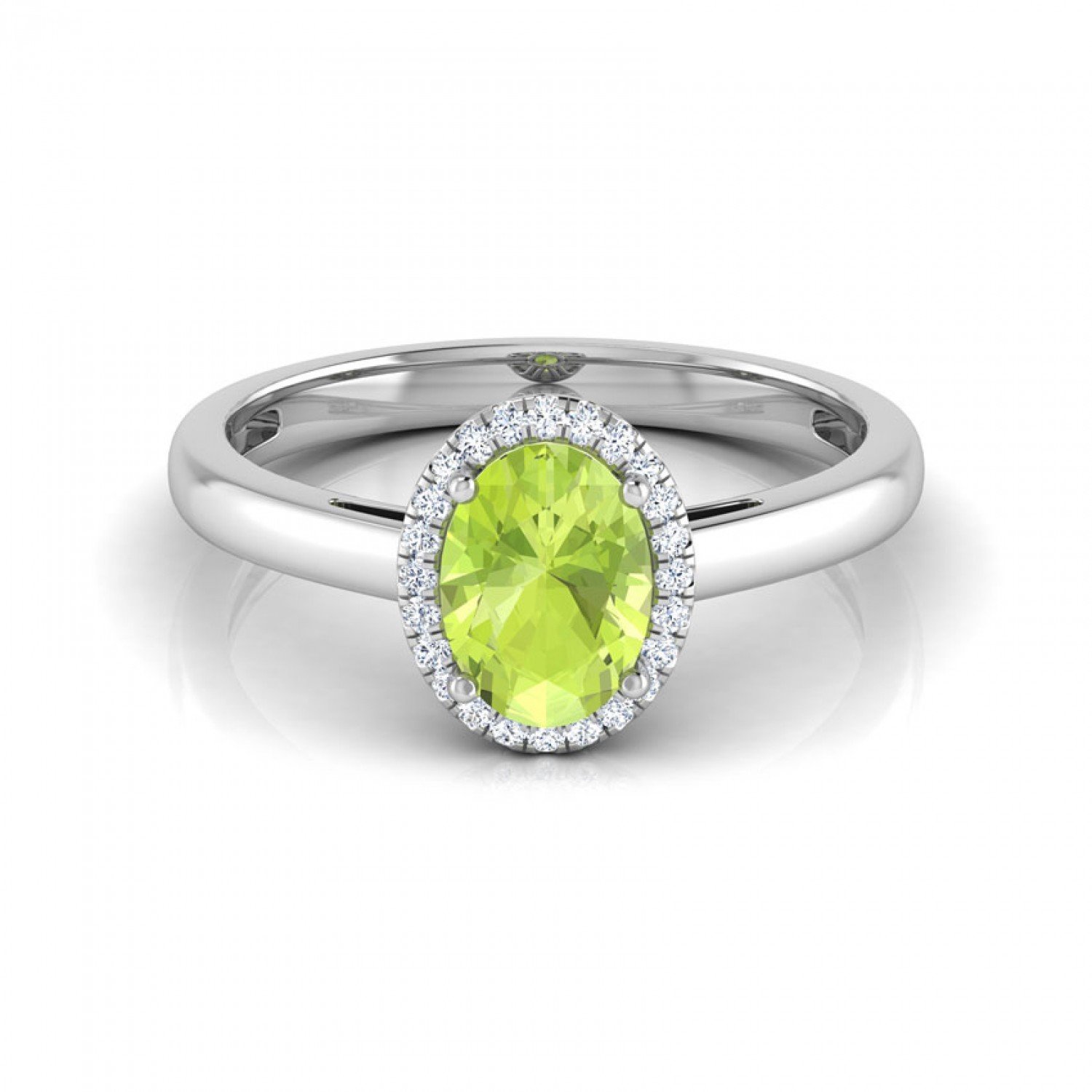 Aroma Peridot Birthstone Diamond Ring Aroma Peridot Birthstone Diamond Ring