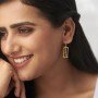 Queenly Pendulum Diamond Drop Earrings