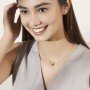 Marvel Framed Heart Gemstone Necklace