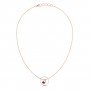 Marvel Framed Heart Gemstone Necklace