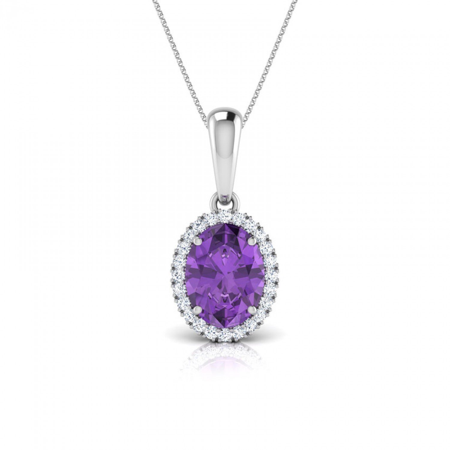 Ursa Amethyst Gemstone Pendant