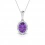 Ursa Amethyst Gemstone Pendant