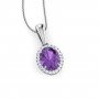 Ursa Amethyst Gemstone Pendant