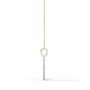 Onerous Name Gold Pendant